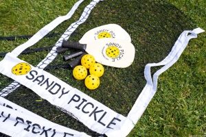 Sandy Pickle beach pickleball game set 