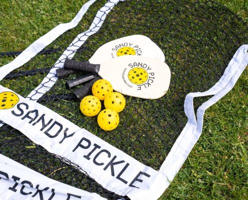 Sandy Pickle beach pickleball game set